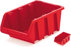 Plast opbevaringsboks TRUCK 155 × 100 × 70 mm rød