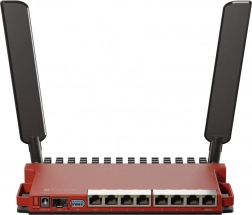 Router wi‑fi 6 med eksterne antenner og rig tilslutning