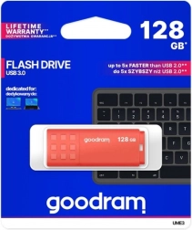 USB-flashdrev Goodram UME3 128GB USB 3.0 orange