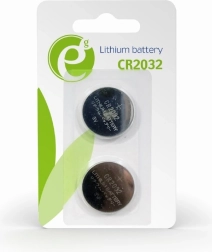 Knapcellebatteri CR2032, 2 stk.