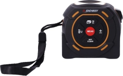 Laserafstandsmåler + tommestok SNDWAY SW-TM60 - rød