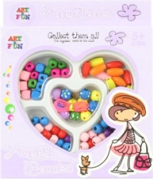 Træperler – sæt til armbåndsfremstilling