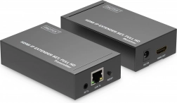 HDMI‑extender 1080p 60 Hz over Cat 6/6A/7/8 med IR, sæt