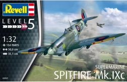 Plastikmodel af flyet Spitfire Mk.IXC til samling