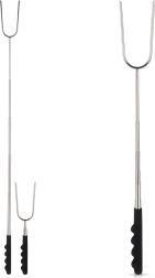 Teleskopisk grillgaffel 24–72 cm i rustfrit stål
