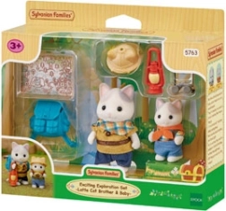Sylvanian Families stor ekspedition – Latte Cat-søskende Mick og Mabel