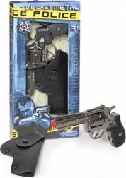 Politiets metalrevolver med hylster Gonher