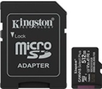microSD-hukommelseskort 512GB Canvas Select+ med adapter