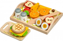 Lucy & Leo træ-morgenmadssæt med magneter på bakke