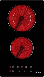 isEasy to-zonet elektrisk keramisk kogeplade