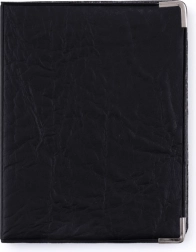 Dekorativt omslag til dokumenter i øko-læder