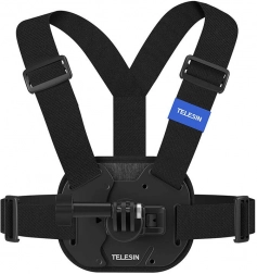 Telesin brystsele til actionkameraer med quick-release