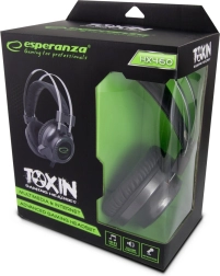 Gaming-headset med mikrofon Toxin