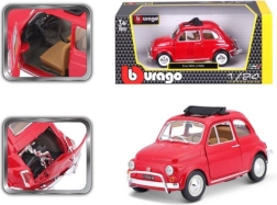Bburago 1:24 Fiat 500L (1968) Rød