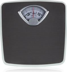 Mekanisk personvægt 130 kg – sort
