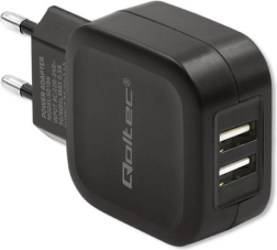 Vægoplader Qoltec 17W 2xUSB