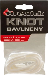 Rund bomuldsvæge 3,2 mm – 1 m