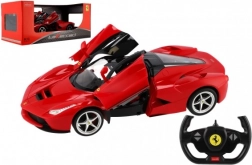 Fjernstyret bil FERRARI LAFERRARI 1:14 med åbningsbare døre, 2,4 GHz, RASTAR, rød