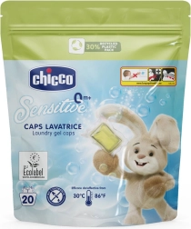Chicco Baby Sensitive-vaskekapsler til babytøj 20 stk.