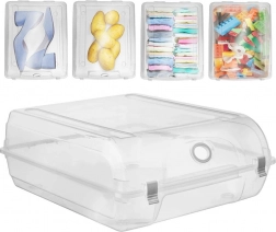 Lukbar gennemsigtig skoboks 37 × 29 × 13 cm