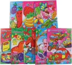 Børne-malehæfter – enkle billeder til farvelægning