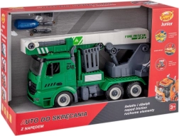 skruedrevet bil med udtrækkelig redningskurv