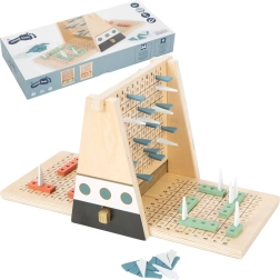 Small foot strategispil skibe gold edition – træbaseret søslag