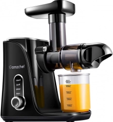 Langsomtvirkende saftpresser sort AMZCHEF