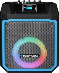 Bærbar partyhøjttaler BLAUPUNKT MB06.2 med Bluetooth, FM, USB/SD, karaoke og LED