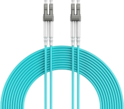 Duplex multimode optisk kabel OM4 50/125, LC/LC, 10m