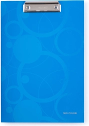 Skriveunderlag med klips NEO COLORI blå