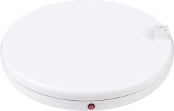 Drejebord til foto PULUZ med strømudtag 45 cm – hvid