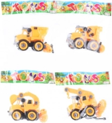 Skru-sammen byggelastbil til børn