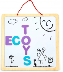 Uddannelsesmæssig magnetisk tavle med ord og tal 3-i-1