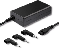 Strømforsyning til Asus-bærbare 65 W med tre udskiftelige stik