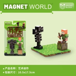 Byggesæt Magnet World Kreativ Skabelse