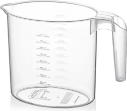 Plastkande med måleskala 1 l