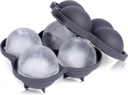 Silikoneform til iskoler 4 stk., diameter 8 cm