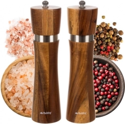Ruhhy Træmøller til salt og peber - sæt med 2 dele