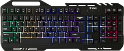 YENKEE gamingtastatur Shadow med metalplade og RGB-belysning