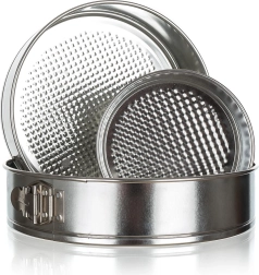 Sæt med springforme FANTASIA 16/24/28 cm, fortinnet metal