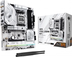 ASRock X870 Steel Legend WiFi – ATX bundkort til AM5 med DDR5, PCIe 5.0 og USB4