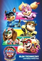 Plakatkarton A4 Hvid 10 ark Paw Patrol