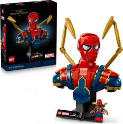 LEGO Marvel buste af Iron Spider-Man – samlermodel til udstilling