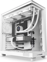 computer kabinet NZXT H6 Flow hvid med sidevindue
