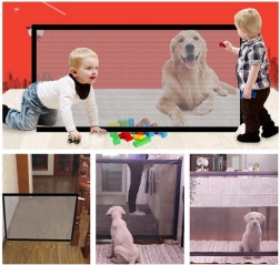 Sikkerhedsgrind til døre til hunde/katte (b 183 x h 75 cm)