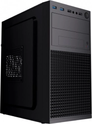 Computerkabinet Fornax K300 Micro-ATX, 2× USB 3.0 og 2× USB 2.0, sort