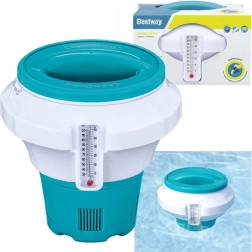 Flydende kemidoseringsenhed til poolvand med termometer