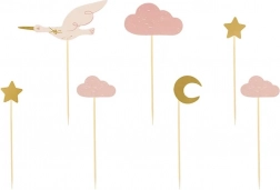 Dekorationer til muffins – stork