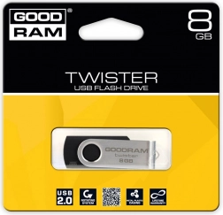 Pålidelig USB-flashdrev Goodram Twister 8GB